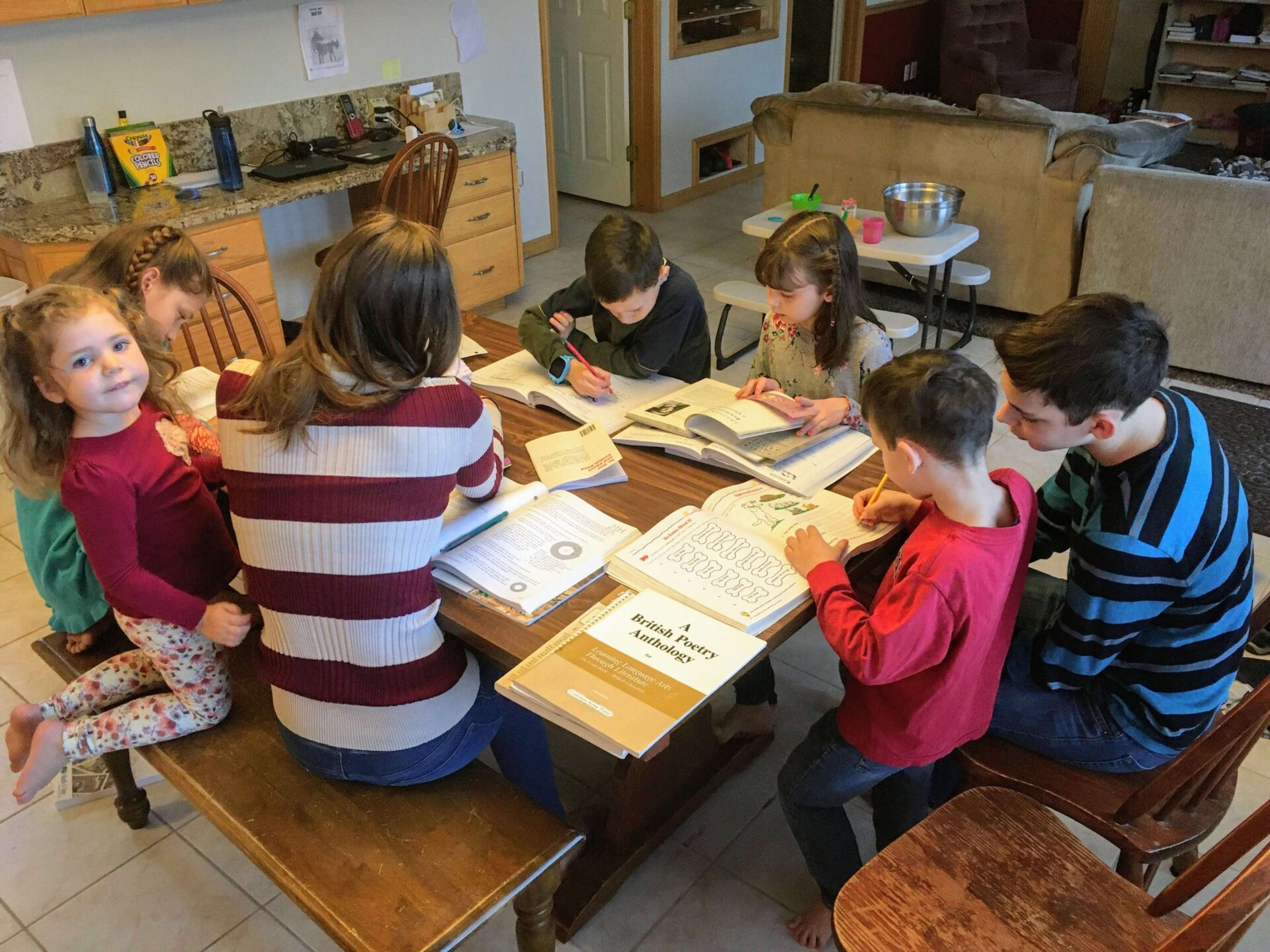 Our Homeschool Classroom - Single Mom On A Farm
